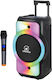 N-Gear Boxă Karaoke Cu Microfon Wireless Juke 12 Negru