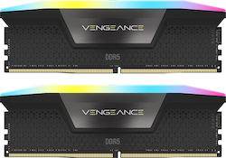 Corsair Vengeance RGB 48GB DDR5 RAM με 2 Modules (2x24GB) και Ταχύτητα 7000 για Desktop