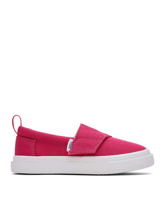 Espadrile pentru Copii cu închidere Hoop & Loop Roz Alpargata
