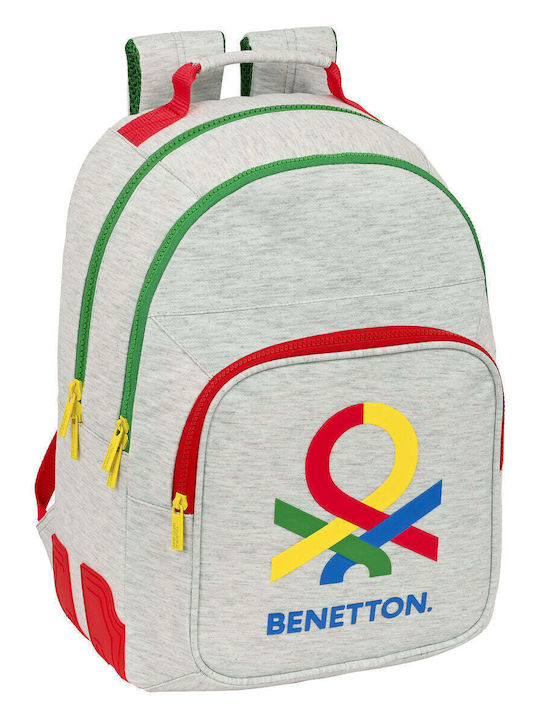 Benetton Școală Geantă Cărucior Elementar în culoarea Gri L32 x l15 x Î42cm