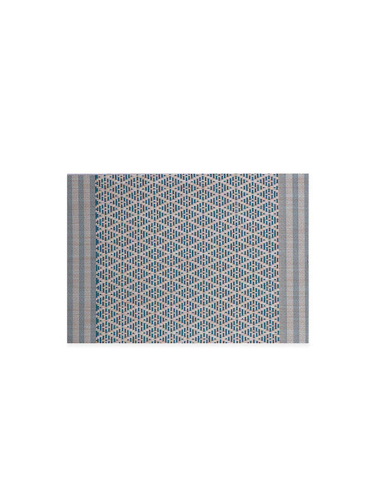 Nef-Nef Homeware Fabric Placemats Palacio Petrol 45x33cm 2pcs