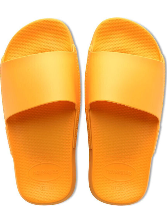 Havaianas Klassische Slides in Gelbe Farbe