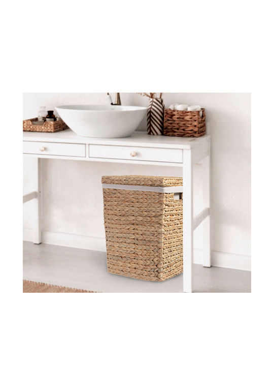 Nef-Nef Romano 033270 Laundry Basket Wicker with Cap 40x30x50cm Brown