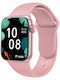 WearFit HW22 Pro 44mm Smartwatch με Παλμογράφο (Ροζ)