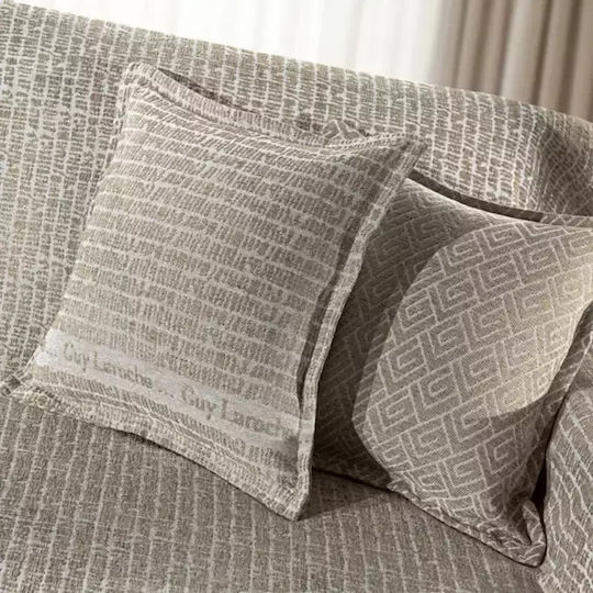 Guy Laroche Parfait Покривка За Двуместен Диван 2 Страни Шенил 180x250см Натурален