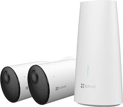 Ezviz CS-HB3-B2 IP Cameră de Supraveghere Wi-Fi 4MP Full HD+ Rezistentă la Apă cu Lentilă 2.8mm