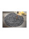 Guy Laroche Primo Rug Round Summer from Jute Anthracite