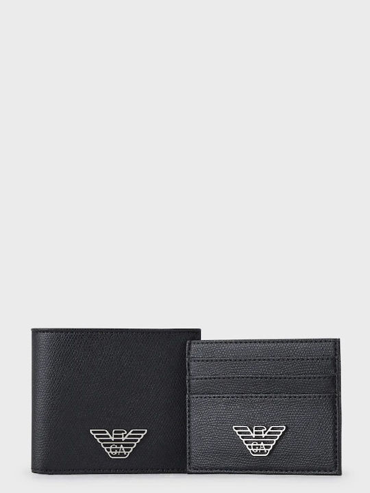 Emporio Armani Комплект Мъжко Черно Портфейл