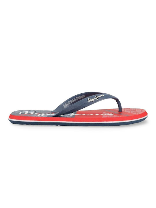 Pepe Jeans Whale Ανδρικά Flip Flops Μπλε