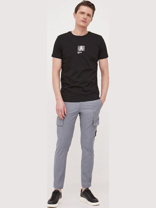 Trousers Cargo Elastic Gray