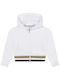 Hugo Boss Girls Cardigan with Zipper White