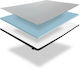 Fidelio Topper Αlter Gel Single Gel de memorie cu Husă Detașabilă 90x200x5buc