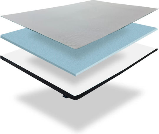 Fidelio Topper Αlter Gel Single Gel de memorie cu Husă Detașabilă 90x200x5buc