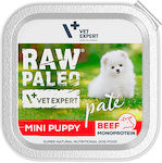 VetExpert Raw Paleo Umedă pentru Câini pentru Pui cu Carne de vită în Tavă 1 x 150gr.