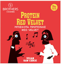 Brothers Healthy Food Μπισκότα Πρωτεΐνης Red Velvet Vegan 70gr