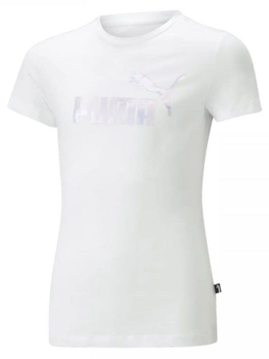 PUMA Kinder-T-Shirt Weiß Essentials