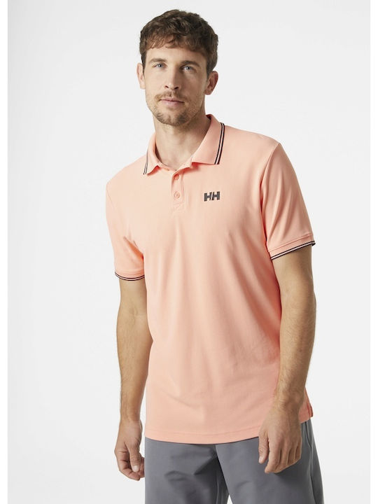 Helly Hansen Kos Polo Μπλούζα Κοντομάνικη Ροζ