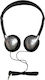 108449 Wired On Ear Headphones Black