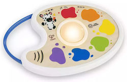 Hape Βρεφικό Παιχνίδι Playful Painter από Ξύλο με Φως και Ήχους για 6+ Μηνών (ENG-FR-ES)