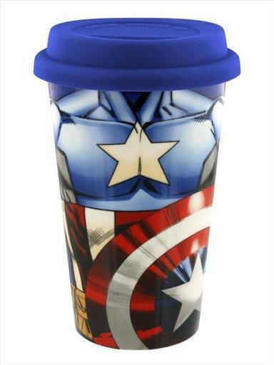 Pyramid International Captain America Ποτήρι Θερμός 350ml Πολύχρωμο