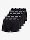 Herren Boxershorts Schwarz 5Packung
