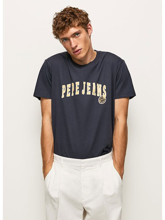 T-shirt Navy Μπλε