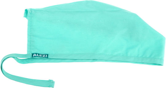 Alezi Unisex Green Surgical Cap Cotton and Polyester