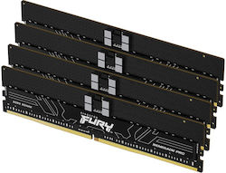 Kingston Fury Renegade Pro 128GB DDR5 RAM cu 4 module (4x32GB) și Viteză 5600 pentru Desktop