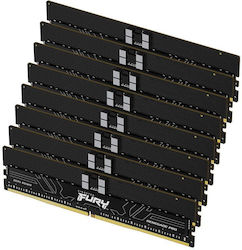 Kingston Fury Renegade Pro 256GB DDR5 RAM με 8 Modules (8x32GB) και Ταχύτητα 4800 για Desktop