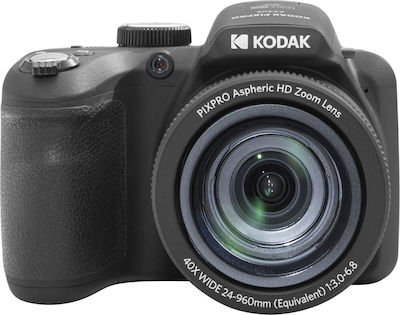 Kodak PIXPRO AZ405 Kompakte Kamera 20MP Optischer Zoom 40x mit Bildschirmgröße 2.3" und Videoauflösung 1280 x 720 Pixel Schwarz