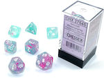 Chessex Nebula Dice Luminary Wisteria/White 27545