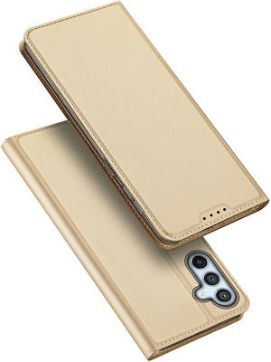 Dux Ducis Skin Pro Synthetic Leather / Silicone Book Gold (Galaxy A54)