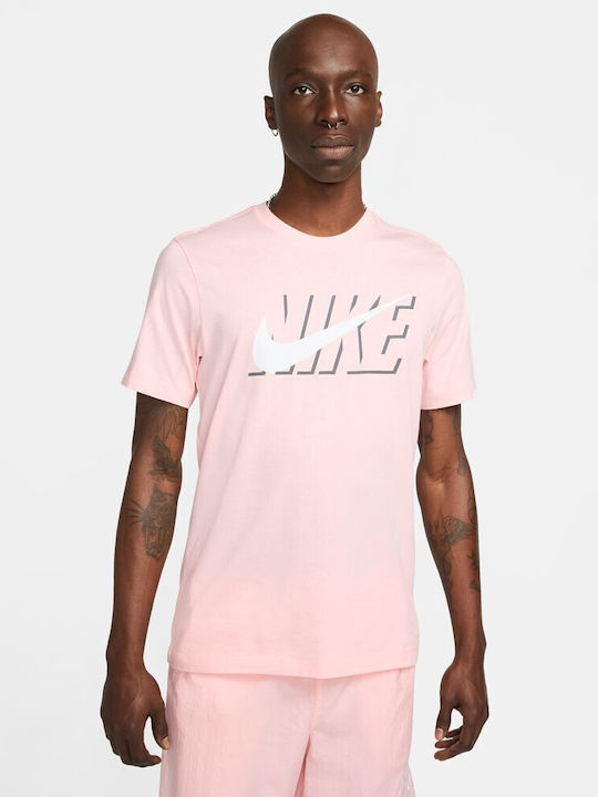 Nike Sportswear Tricou pentru bărbați cu mâneci scurte Pink Bloom