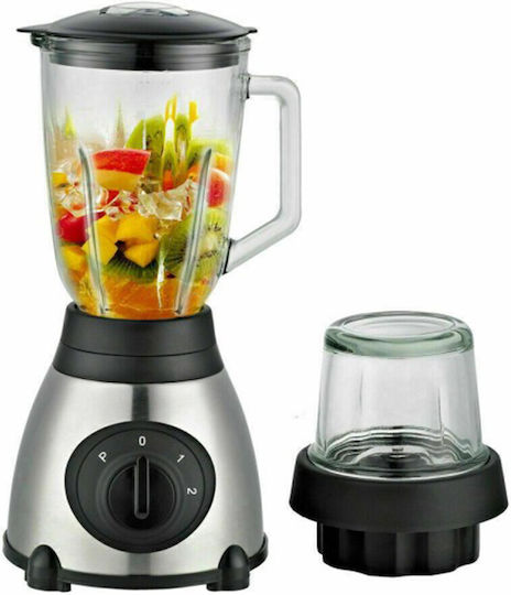 Andowl Μπλέντερ με Πλαστική Κανάτα 1.5 lt 600W Inox Q-FR60