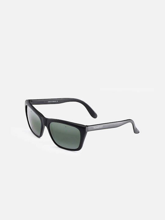 Vuarnet VL0006 0007 Men's Sunglasses with Black Plastic Frame and Silver Mirror Lens VL000600171136