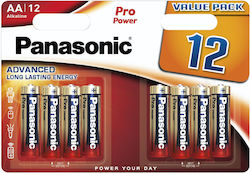 Panasonic Pro Power Baterii Alcaline AA 1.5V 12buc