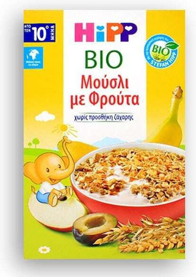 Hipp Зърнени храни Детски мюсли Без захар 200гр за 10+ месеца