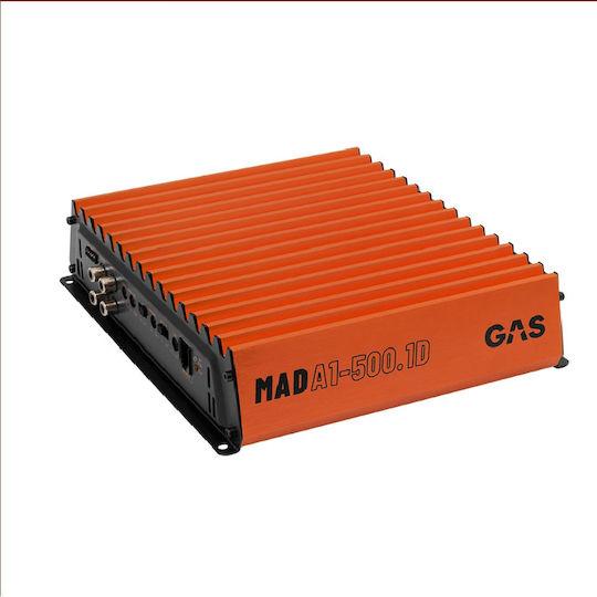 Gas Audio Power Ενισχυτής Αυτοκινήτου Mad 1 Καναλιού (Κλάση D)