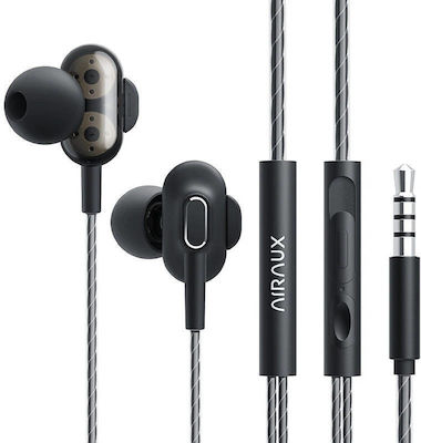 BlitzWolf Ακουστικά Ψείρες In Ear AirAux Μαύρα