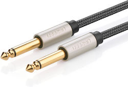 Ugreen AV128 Cable 6.3mm male - 6.3mm male 5m Γκρι (10640)