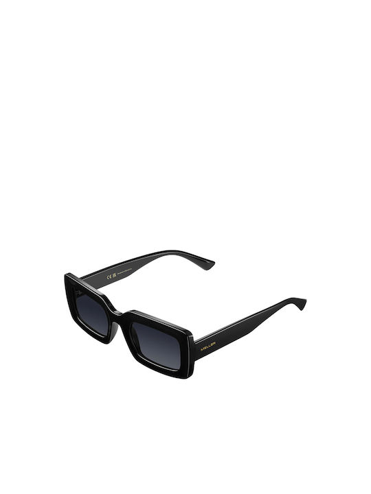 Meller Nala Sunglasses with All Black Plastic Frame and Black Lens NL-TUTCAR