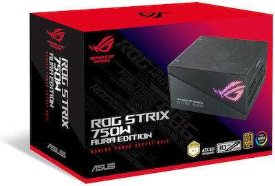 Asus ROG Strix Aura Edition 750W Μαύρο Τροφοδοτικό Υπολογιστή Full Modular 80 Plus Gold