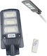 Jortan Jortan Ηλιακό Φωτιστικό Δρόμου 150W 11520lm Ψυχρό Λευκό με Αισθητήρα Κίνησης και Τηλεχειριστήριο IP66 50x24x7εκ.