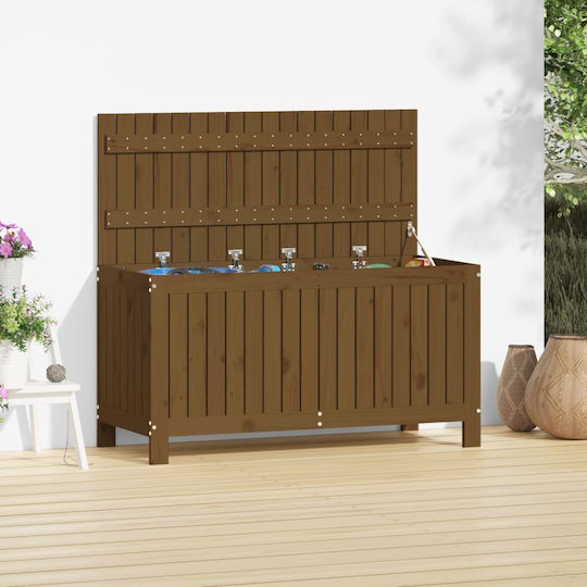 vidaXL Dekorative Truhe Hölzernes Honey Brown 115x49x60cm
