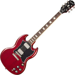 Epiphone SG Standard Ηλεκτρική Κιθάρα για Αριστερόχειρες Double Cut Heritage Cherry