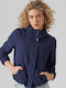 Vero Moda Women's Short Lifestyle Jacket for Spring or Autumn Navy Blue