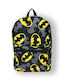 Bioworld Batman School Bag Backpack Elementary, Elementary Multicolour 14Liters