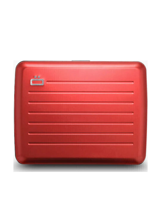 Smart Case V2 Large Portofel bărbătesc Carduri cu RFID Roșu