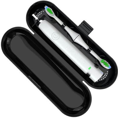 Aria Trade Plastic Countertop Toothbrush Holder Black