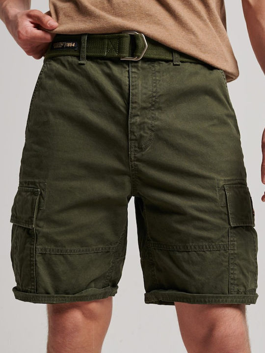 Superdry Heavy Ανδρική Βερμούδα Cargo Πράσινη